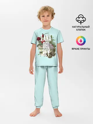 Детская пижама с брюками / Цветочная Лана