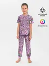 Детская пижама с брюками / СИРЕНЬ | VIOLET LILAC