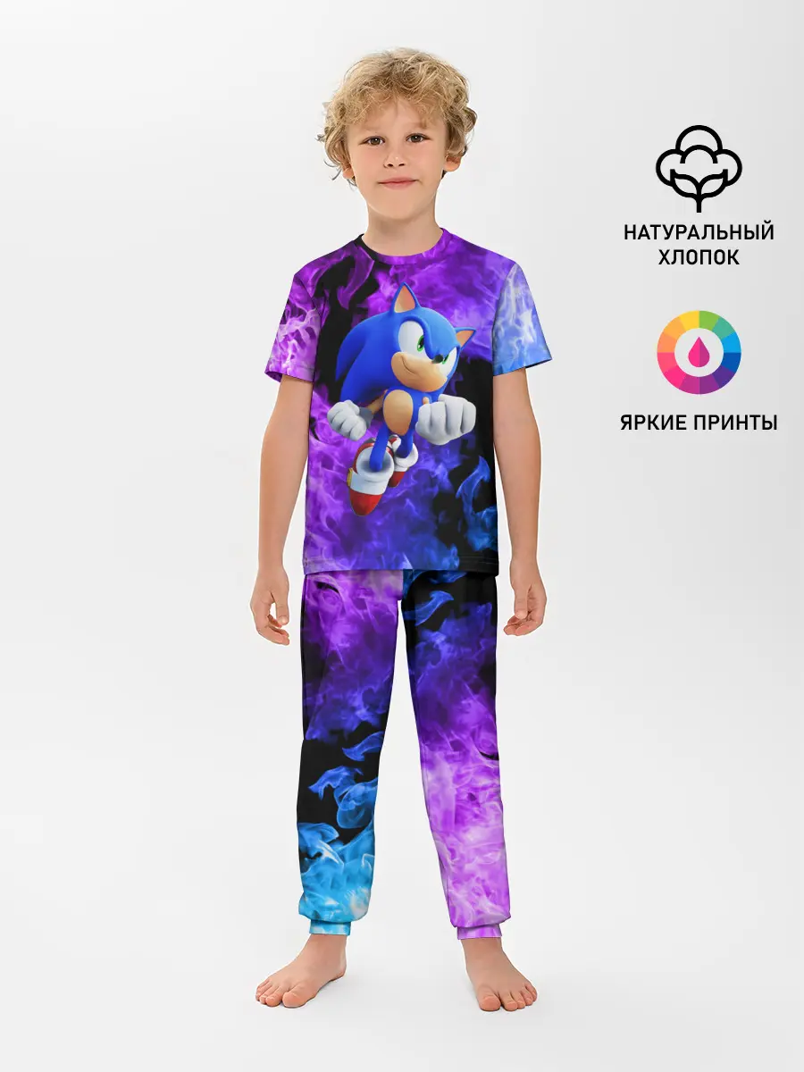 Детская пижама с брюками / SONIC