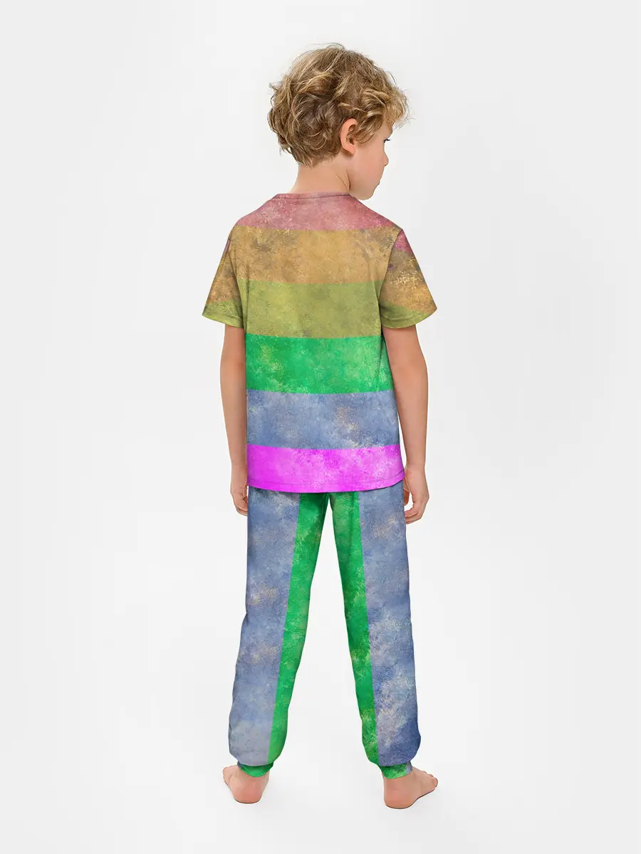 Детская пижама с брюками / Радужный Ленин