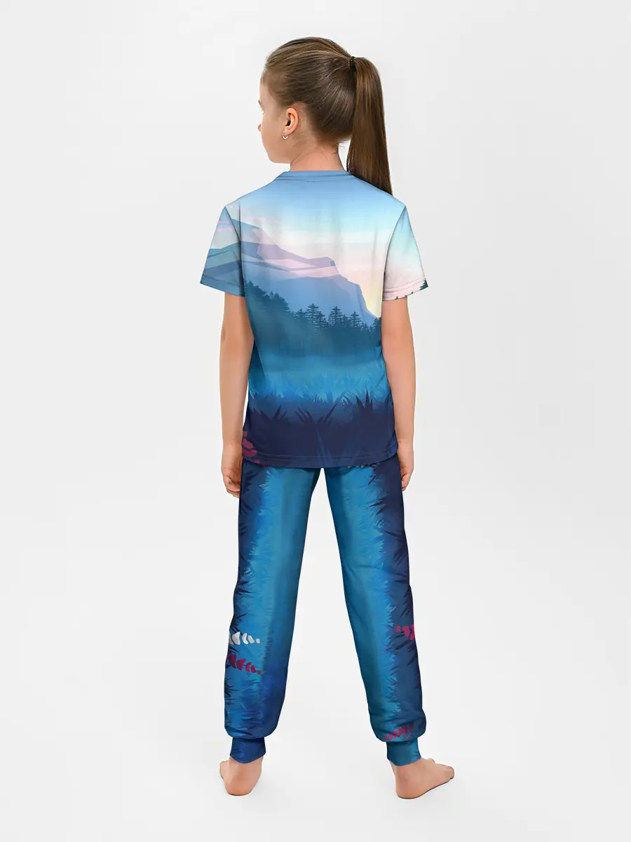 Детская пижама с брюками / Рассвет
