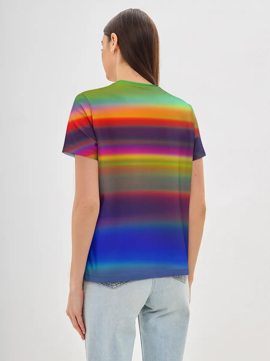 Женская базовая футболка / ГРАДИЕНТ