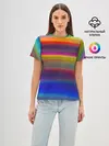 Женская базовая футболка / ГРАДИЕНТ