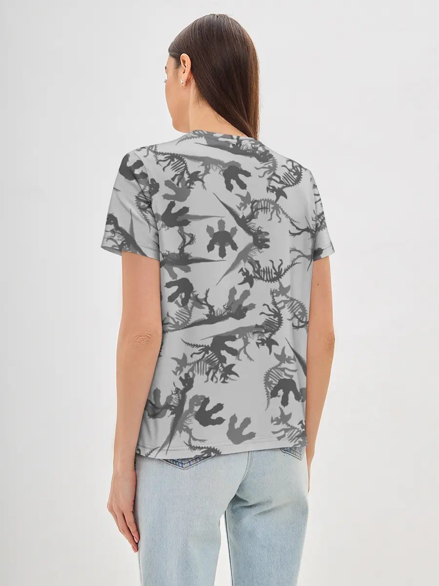 Женская базовая футболка / Парк Юрского Периода