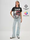 Женская базовая футболка / Iveco truck