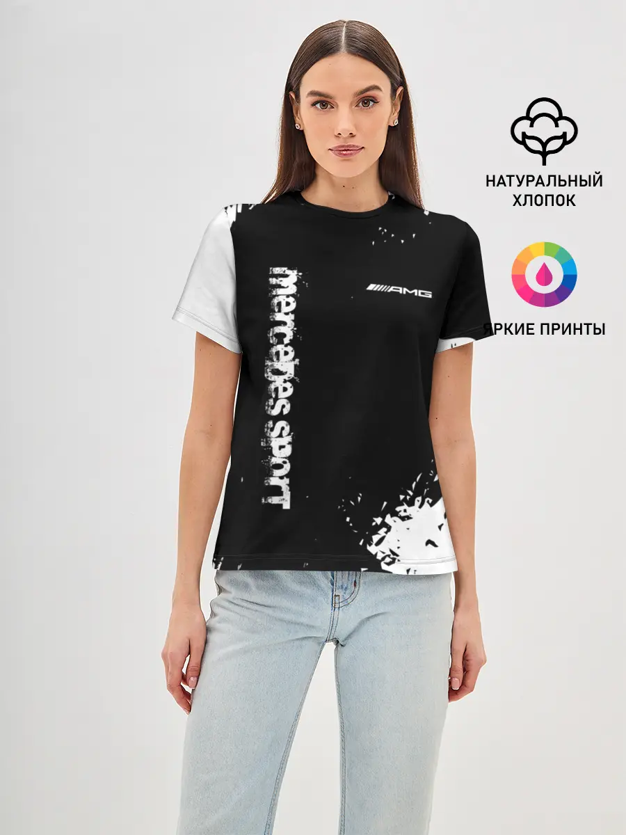 Женская базовая футболка / AMG SPORT