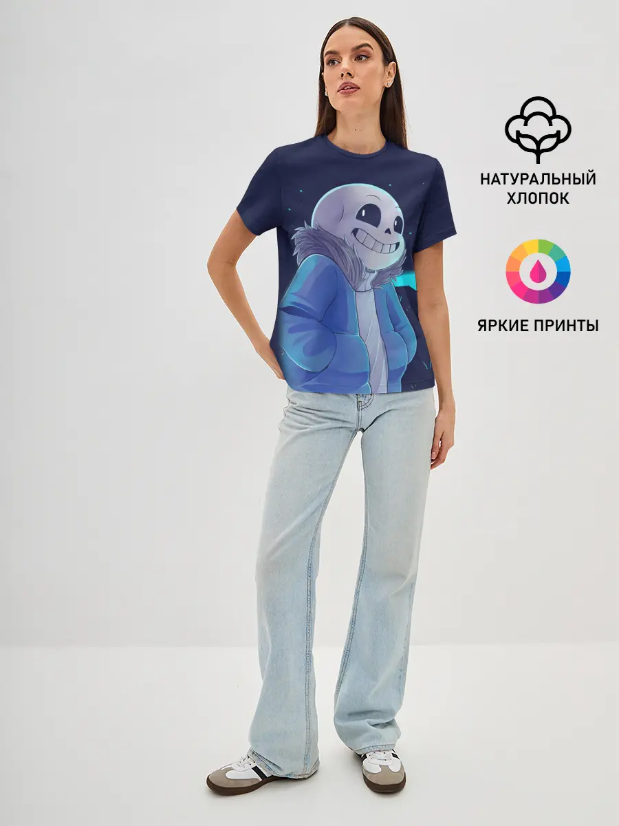 Женская базовая футболка / UNDERTALE