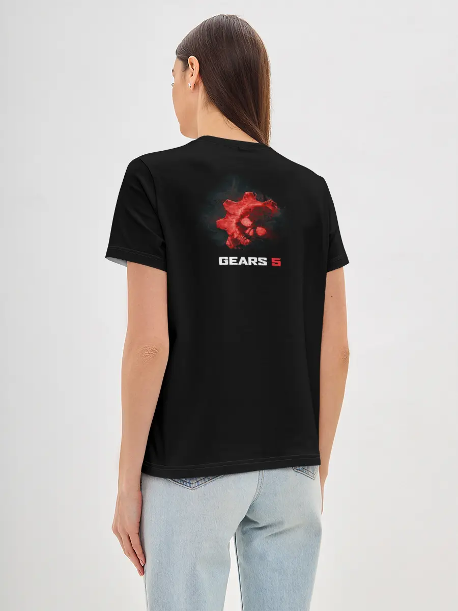 Женская базовая футболка / Gears of war