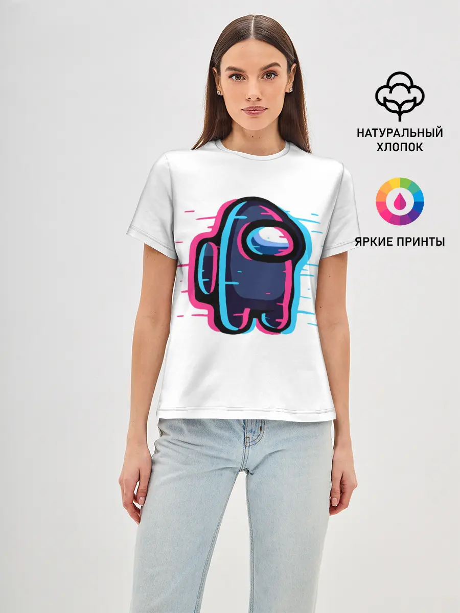 Женская базовая футболка / Among Us