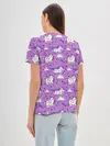 Женская базовая футболка / Unicorn pattern