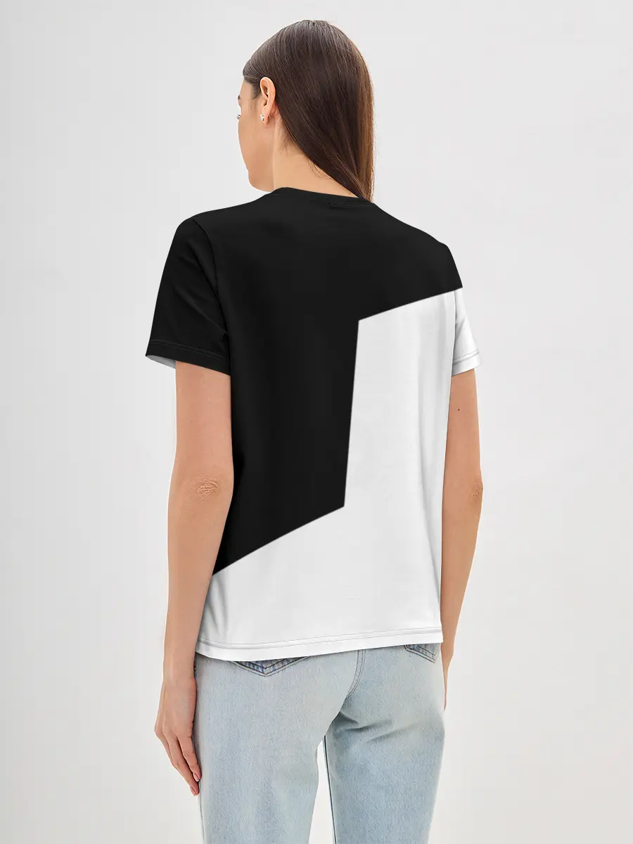 Женская базовая футболка / Инь - янь