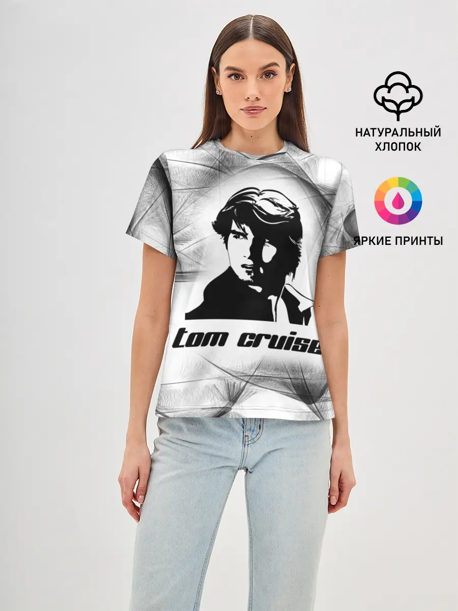 Женская базовая футболка / Tom Cruise