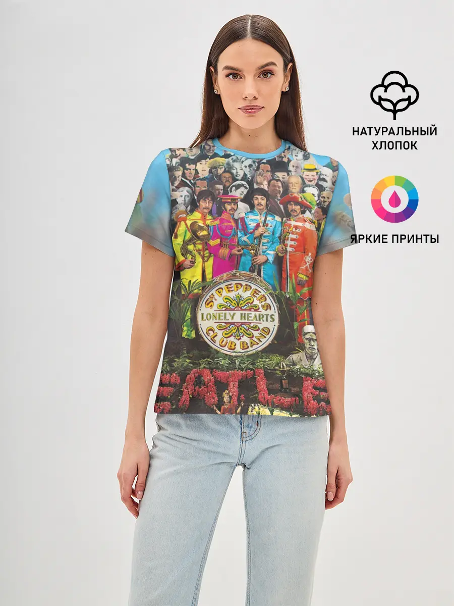 Женская базовая футболка / THE BEATLES