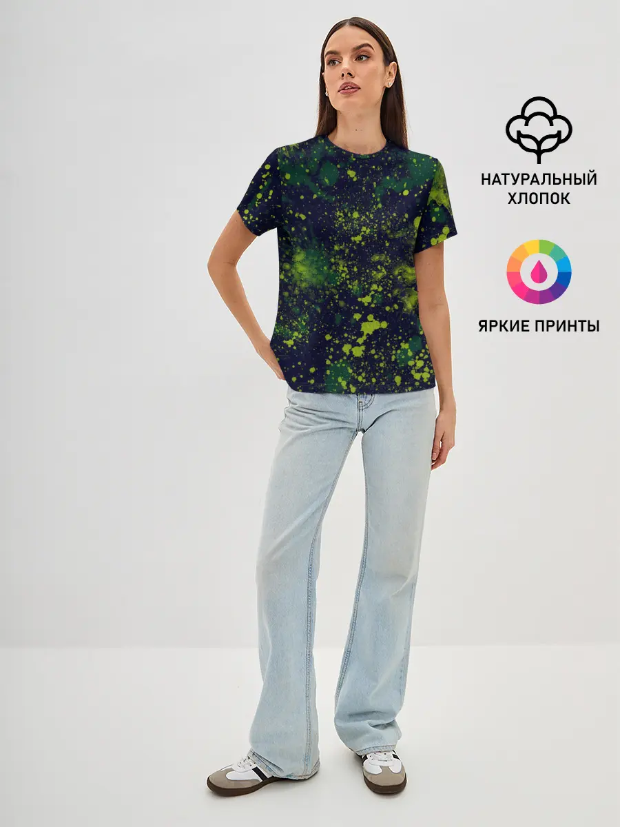 Женская базовая футболка / Camouflage