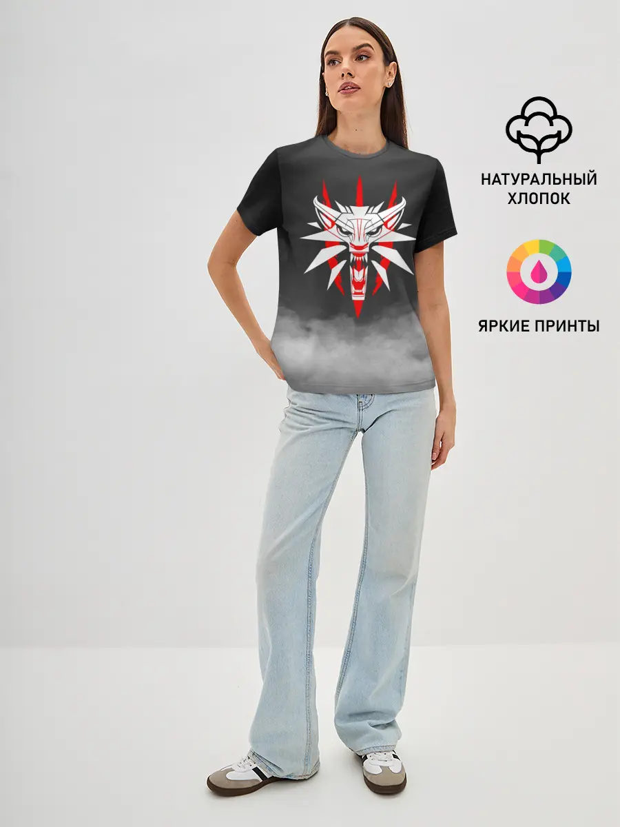 Женская базовая футболка / THE WITCHER 3