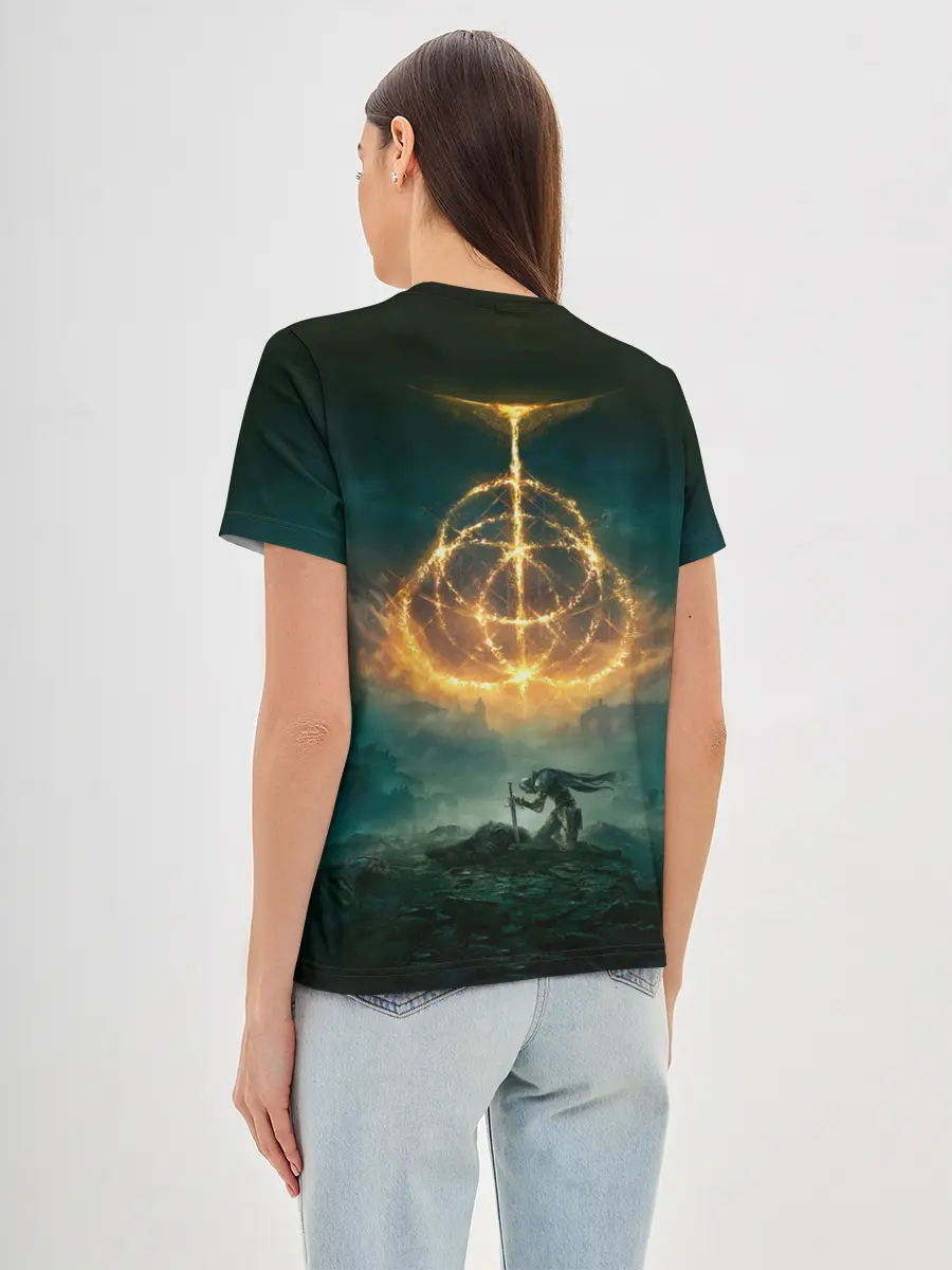 Женская базовая футболка / Elden Ring Game Art