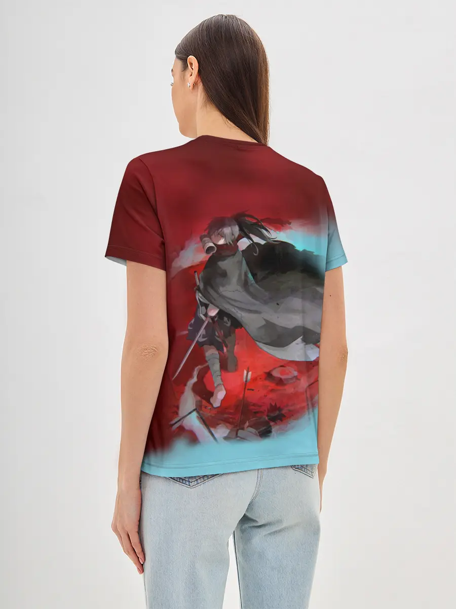 Женская базовая футболка / ХЯККИМАРУ | ДОРОРО | DORORO