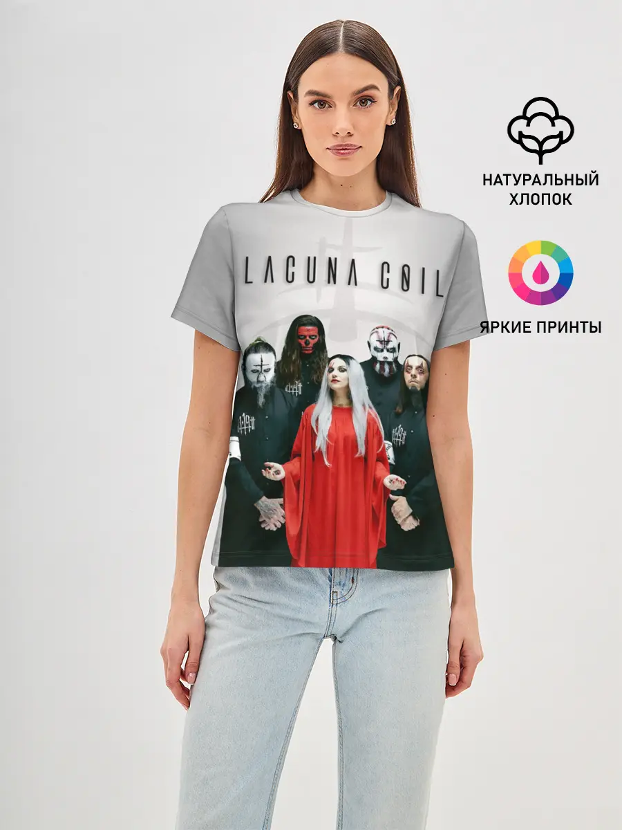 Женская базовая футболка / Lacuna Coil