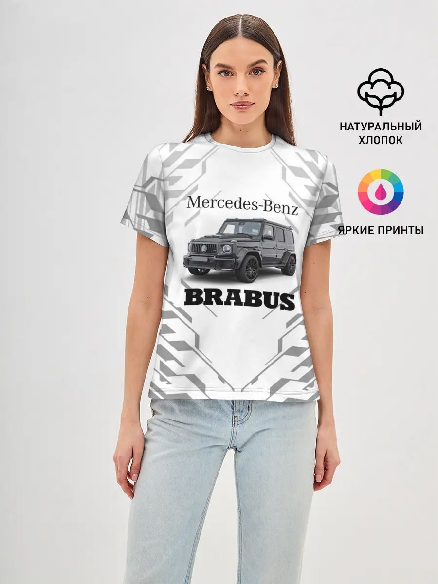 Женская базовая футболка / MERCEDES | BRABUS
