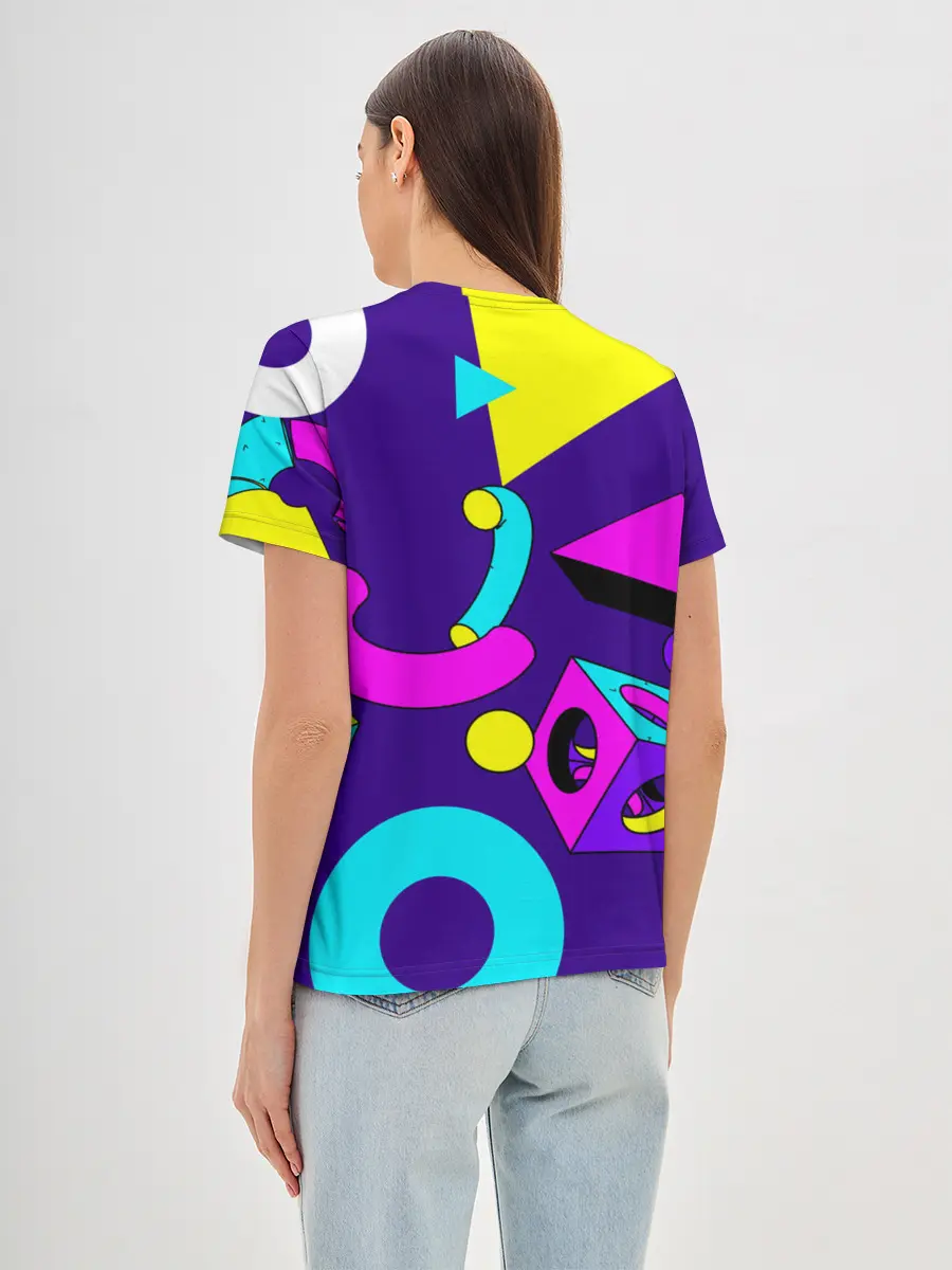 Женская базовая футболка / Геометрические фигуры