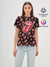 Женская базовая футболка / rolling stones