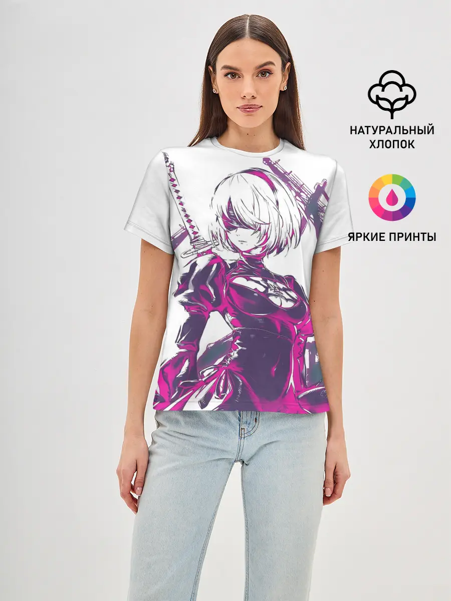 Женская базовая футболка / 2B | NEON | НЕОН