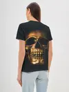 Женская базовая футболка / Gold Skull