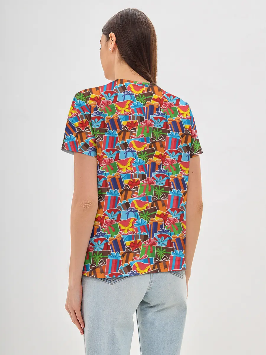 Женская базовая футболка / Подарки на Праздник