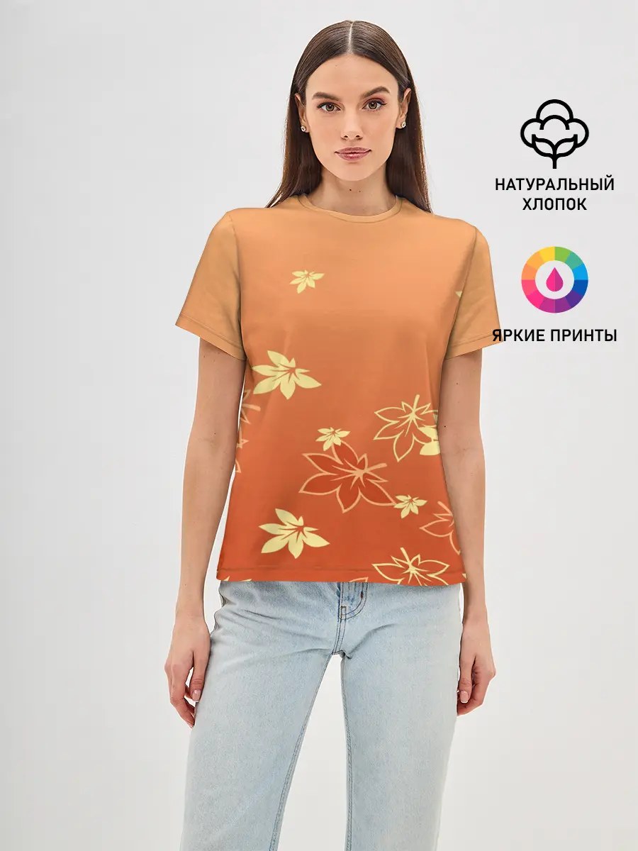 Женская базовая футболка / КАДЗУХА | KAZUHA | КРАСНЫЙ КЛЕН