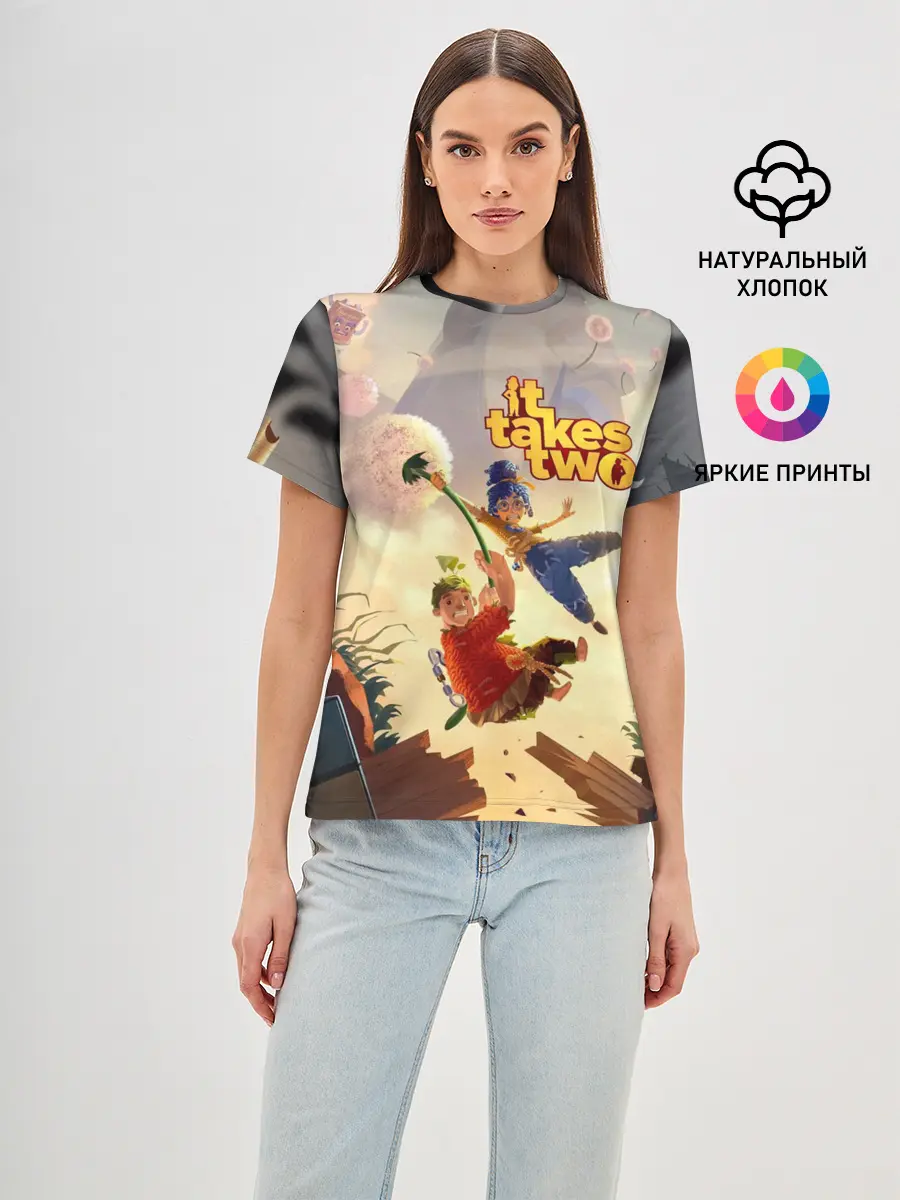 Женская базовая футболка / It Takes Two