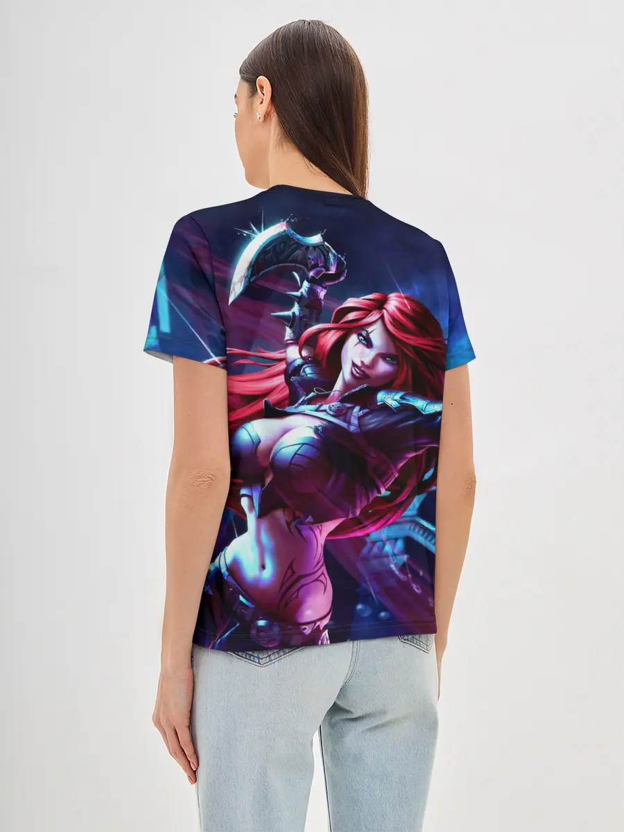 Женская базовая футболка / Катарина League of legends