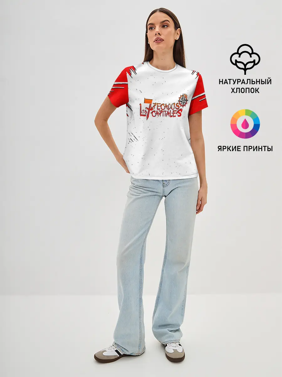 Женская базовая футболка / Nanatsu no Taizai lines