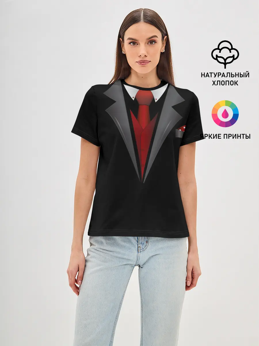 Женская базовая футболка / Жених