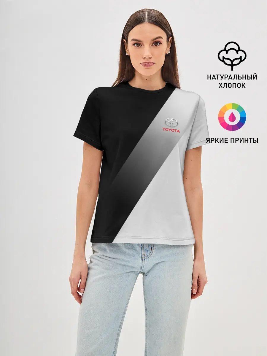 Женская базовая футболка / TOYOTA | ТОЙОТА ELITE