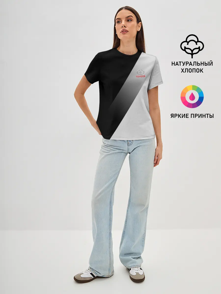 Женская базовая футболка / TOYOTA | ТОЙОТА ELITE