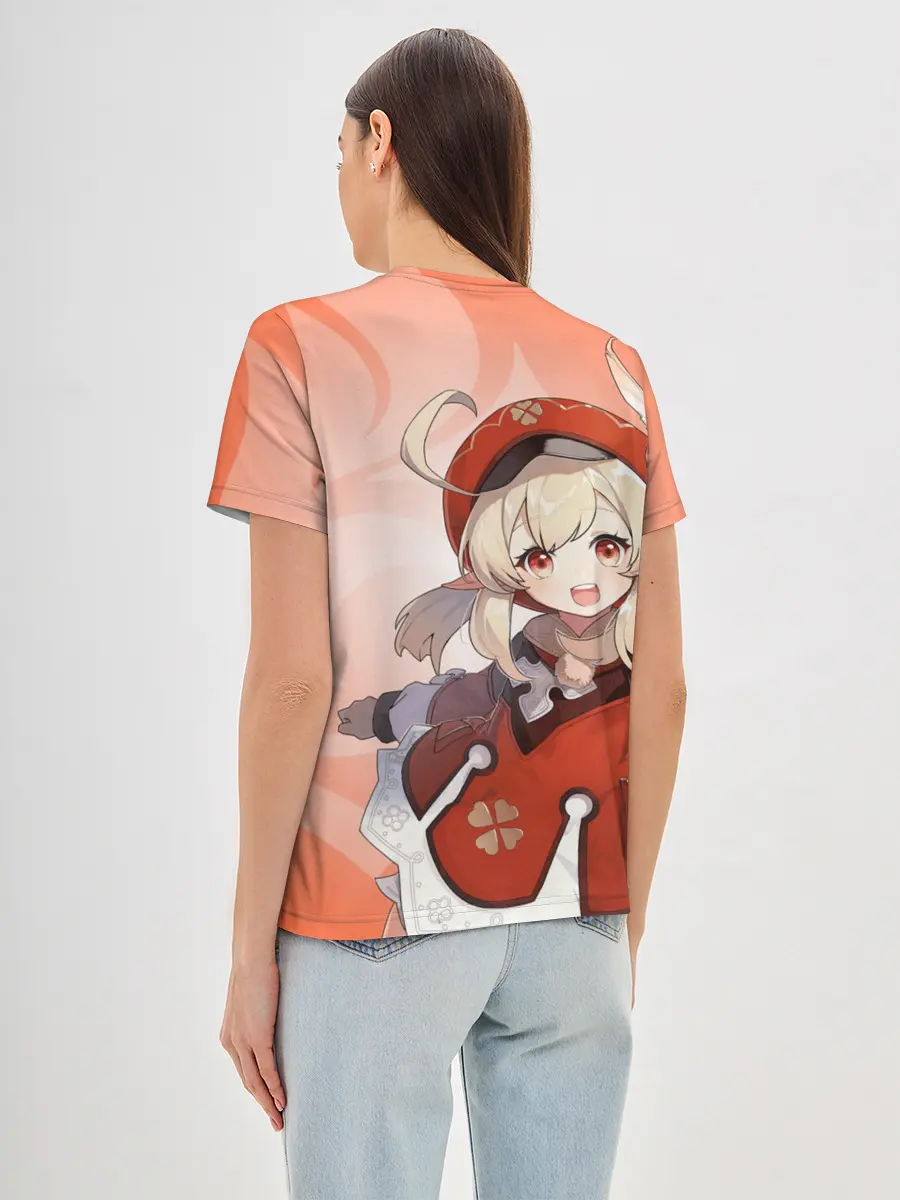 Женская базовая футболка / GENSHIN IMPACT, КЛИ