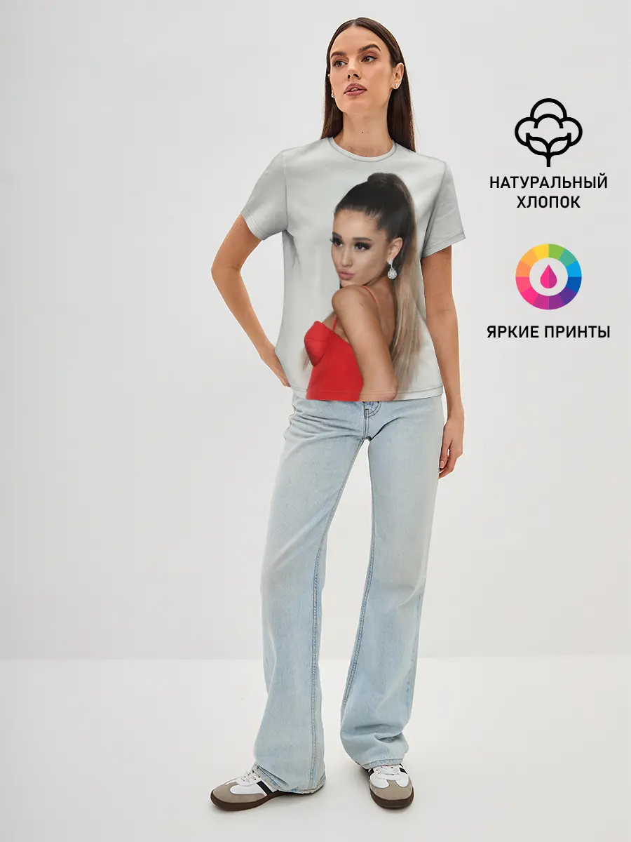 Женская базовая футболка / Ariana Grande