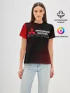 Женская базовая футболка / MITSUBISHI / МИТСУБИСИ