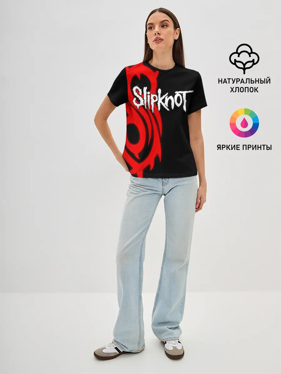 Женская базовая футболка / Slipknot