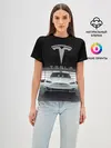 Женская базовая футболка / TESLA