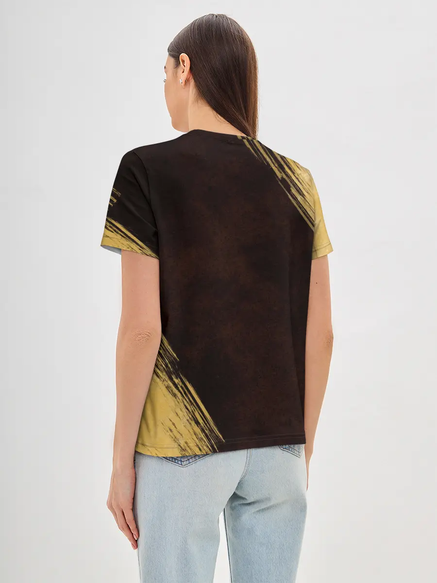 Женская базовая футболка / Черный Клевер