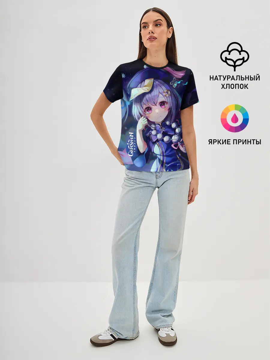 Женская базовая футболка / GENSHIN IMPACT