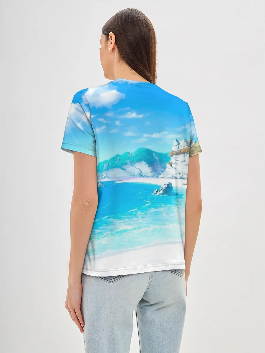 Женская базовая футболка / Anime