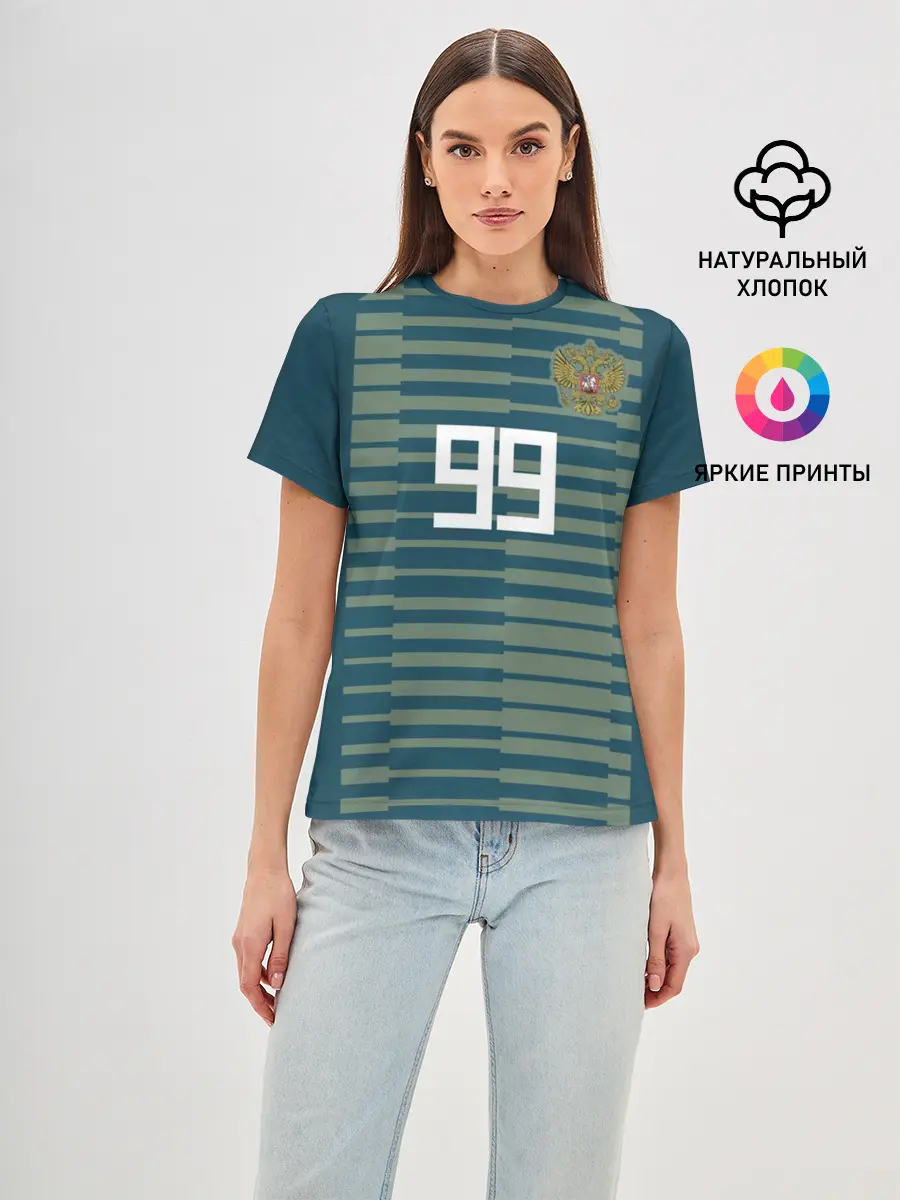 Женская базовая футболка / Лунёв ЧМ 2018