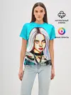 Женская базовая футболка / Billie Eilish
