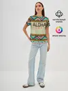 Женская базовая футболка / АЛОХА ГАВАЙИ, ALOHA, SUMMER