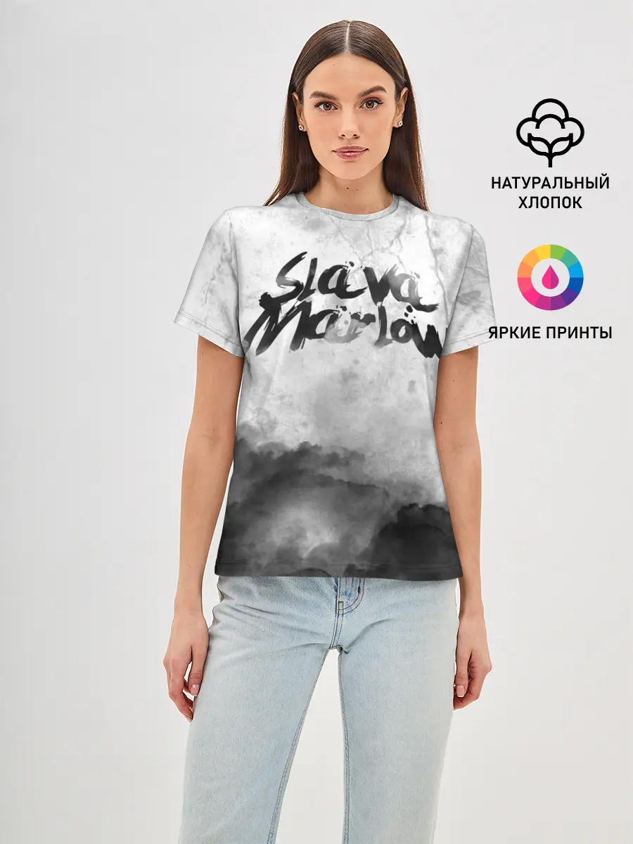 Женская базовая футболка / SLAVA MARLOW
