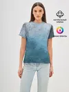 Женская базовая футболка / Blue Glass