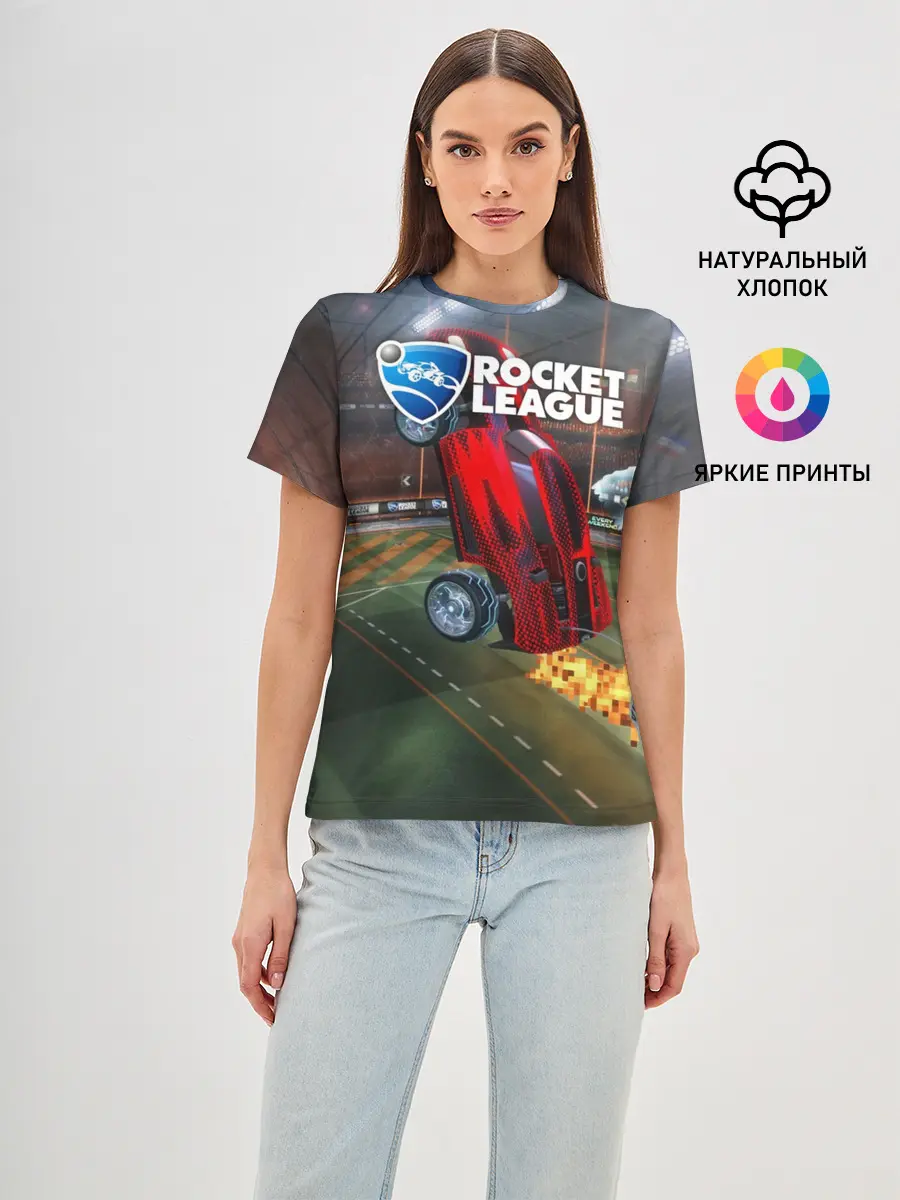 Женская базовая футболка / Rocket League