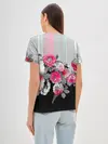 Женская базовая футболка / Розы